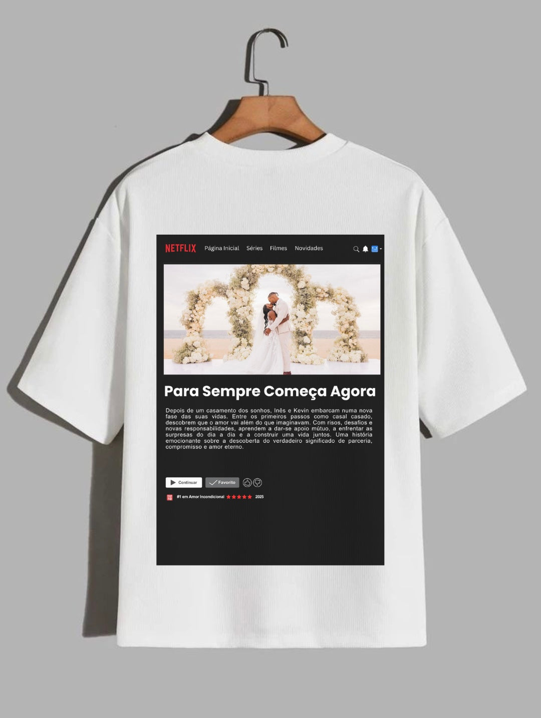 Tshirt Estampada Netflix